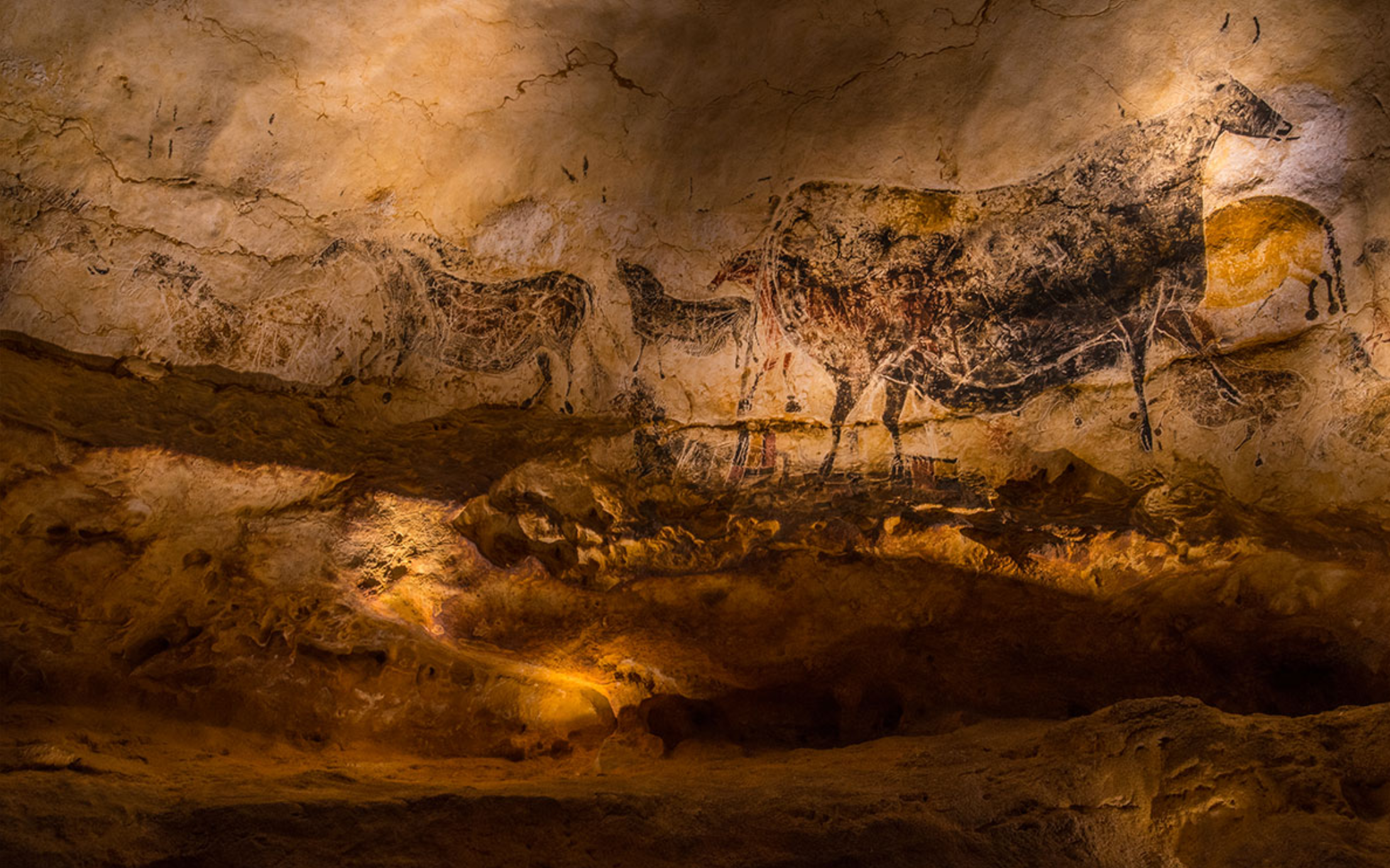 Cave paintings at Lascaux