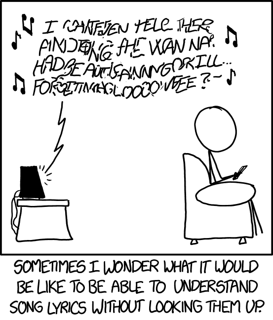 Lyrics by xkcd