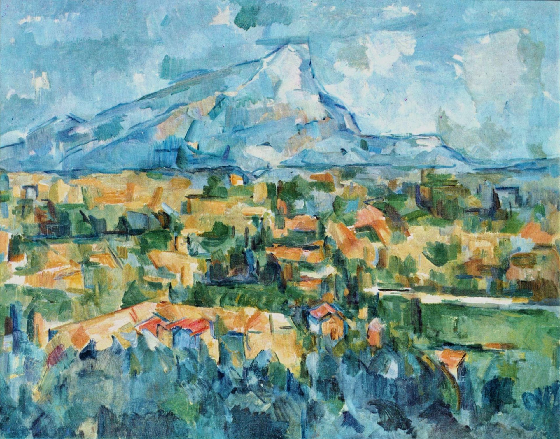 Montagne Saint Victoire by Cézanne (1904)